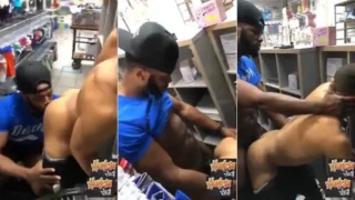 Harlem Jock fucks ICE In – Store Fuck