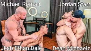 Michael Roman Jordan Starr Jkab Ethan Dale And Dean Michaelz Fuck