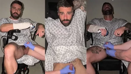 BrandtsBoys – POV – Your ER Patient Can’t Use His Broken Hand So You Jerk Him Off – Jordan