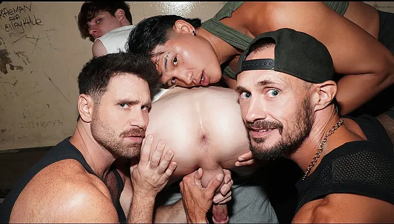 Andrew Akito, Noah Knoxx, Beau Butler, Wolfie Wildes – Welcome to the County Jail Your Ass is Ours Now