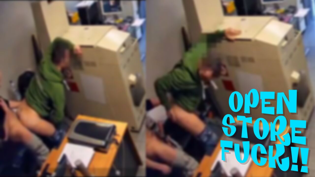 Italian Employees Caught On Camera Fucking With Open Store