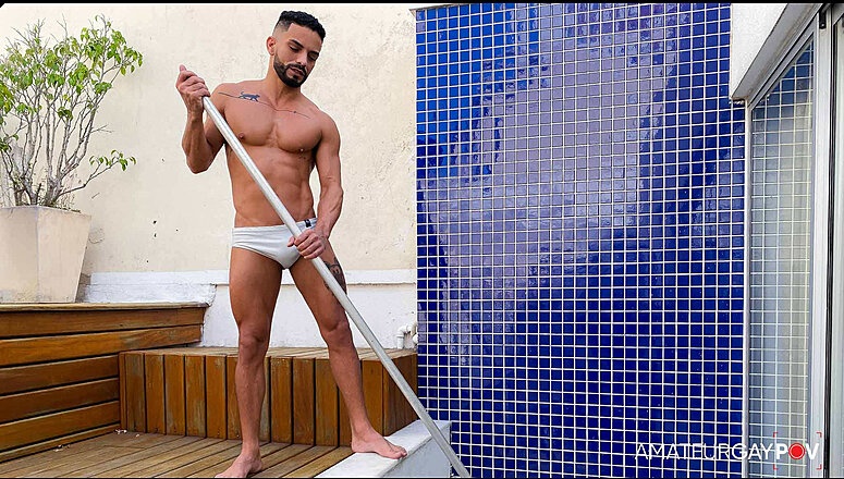 Sexiest Pool Boy Ever – Ramon Souzza