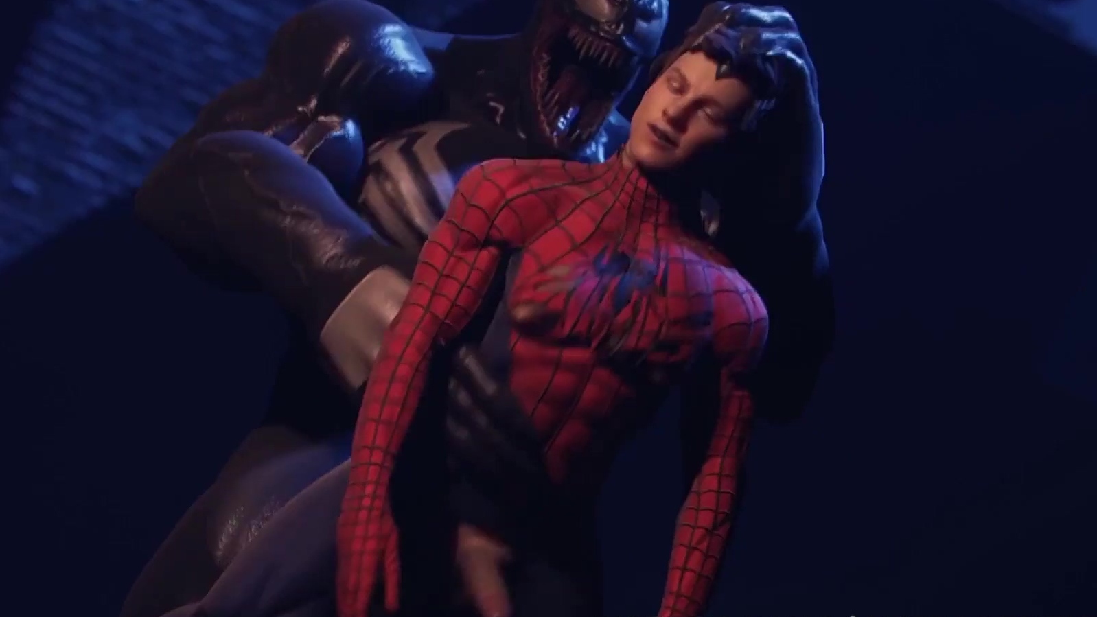 Venom use spiderman like a toys