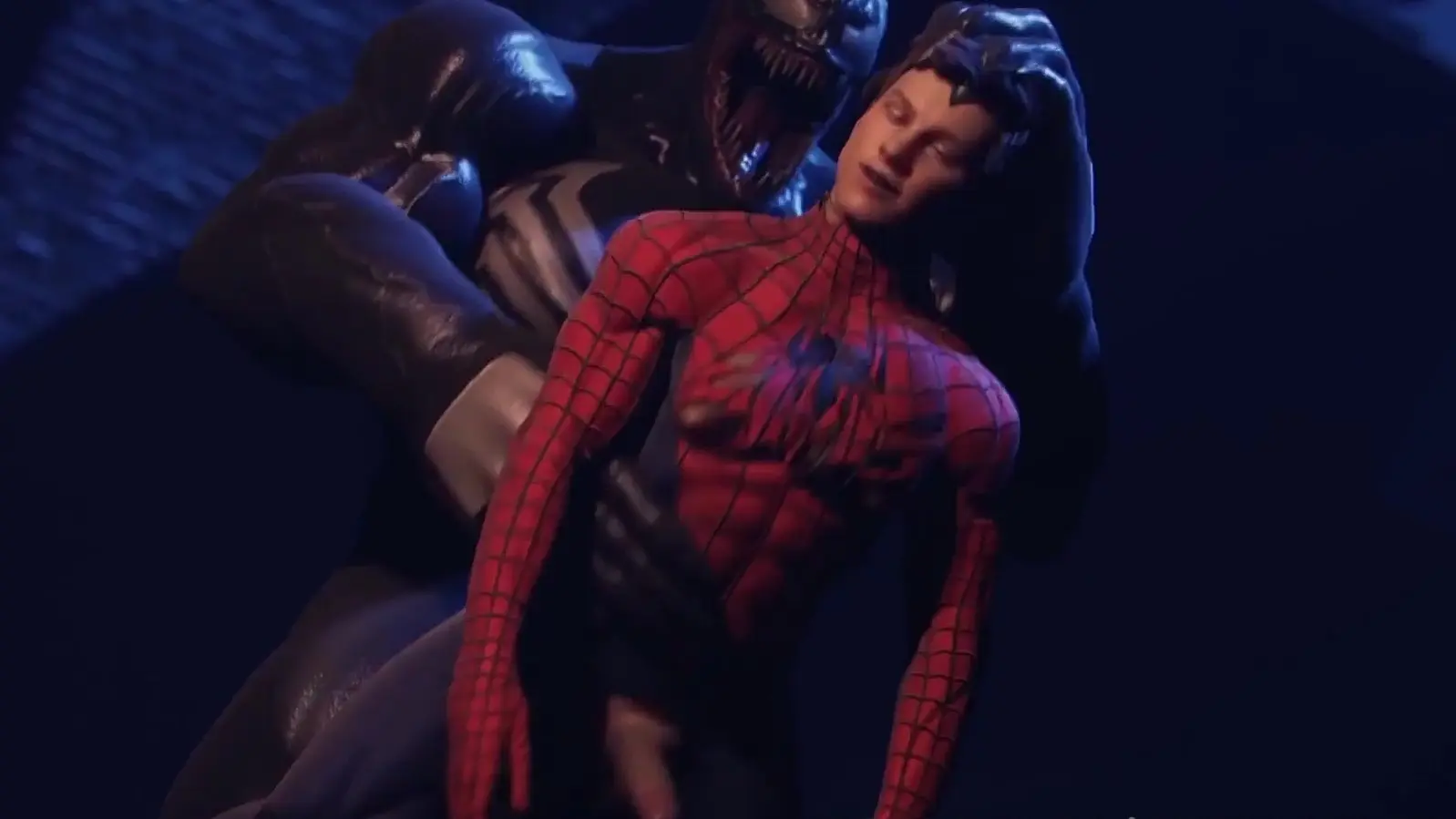 Venom use spiderman like a toys